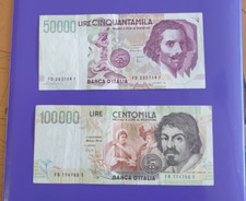 Banconote lire 100.000 usato  Vanzaghello