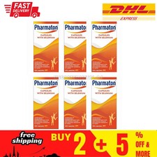 Cápsulas Pharmaton 6 X 100s com Ginseng e Selênio Energy Booster Performance, usado comprar usado  Enviando para Brazil