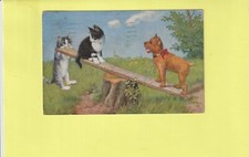 Cpa chat noir d'occasion  Draguignan