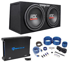 Subwoofers MTX Terminator TNE212D 1200 Watt duplo 12” + subcaixa lacrada + amplificador + kit de fio comprar usado Subwoofers MTX Terminator TNE212D 1200 Watt duplo 12” + subcaixa lacrada + amplificador + kit de fio comprar usado  Enviando para Brazil