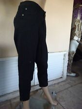 Pantacourt jeans noir d'occasion  Villeneuve-Loubet
