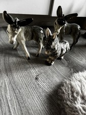 Beautiful donkeys ornaments for sale  SHEPPERTON