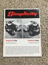 1970s simplicity garden d'occasion  Expédié en Belgium