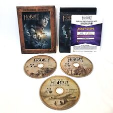 O HOBBIT UMA VIAGEM INESPERADA EDIÇÃO ESTENDIDA. CONJUNTO COMPLETO DE DISCOS BLU RAY FUNCIONA comprar usado  Enviando para Brazil