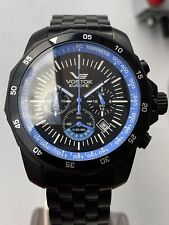 Raro NOS Vostok Europe ROCKET N1 relógio de quartzo cronógrafo masculino preto PVD comprar usado  Enviando para Brazil