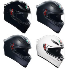 Capacete de motocicleta AGV K1-S liso estrada legal 22,06 pista tampa legal preto branco comprar usado  Enviando para Brazil