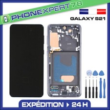 ECRAN OLED VITRE SUR CHASSIS POUR SAMSUNG GALAXY S21 5G G991B NOIR GRIS + OUTILS comprar usado  Enviando para Brazil
