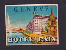 Ancienne petite étiquette d'occasion  France