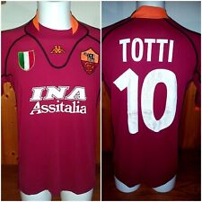 Maglia calcio ROMA AS TOTTI 2001 2002 Kappa Ina ASSITALIA #L Shirt Jersey Trikot comprar usado  Enviando para Brazil