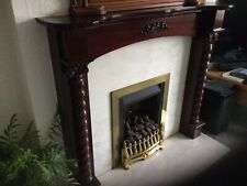 Mahogany effect fire for sale  DONCASTER