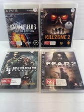 Usado, Pacote de jogos de tiro PS3 PlayStation 4 Battlefield 3 Killzone 2 Fear 2 outros. Muito bom estado comprar usado  Enviando para Brazil