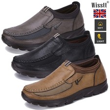 Mens leather flats for sale  BIRMINGHAM