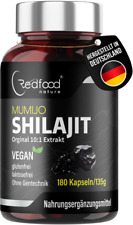Shilajit kapsułki 180 sztuk, ekstrakt z mumijo shilajit - 100% czysty, wegański i przetestowany na sprzedaż  Wysyłka do Poland