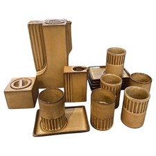 Usado, Conjunto de café moderno de cerâmica marrom década de 1960 meados do século por Ernestine Salerno comprar usado  Enviando para Brazil