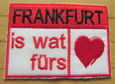 Frankfurt aufnäher patch gebraucht kaufen  Köln