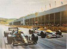 Print ayrton senna for sale  DROITWICH