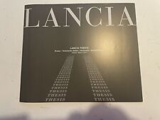 Lancia thesis brochure for sale  WICKFORD