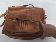 Leather satchel for sale  SHREWSBURY