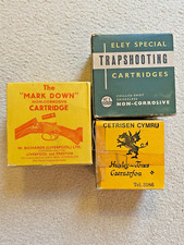 Eley cartridge boxs for sale  WREXHAM