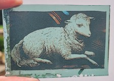 Stained glass lamb for sale  BATTLE