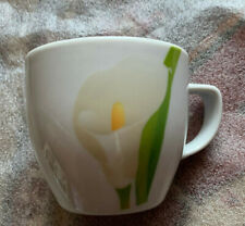 Kaffeetasse weisse blume gebraucht kaufen  Speyer
