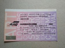 Indochine ticket stub d'occasion  La Bégude-de-Mazenc