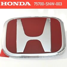 06-11 Civic Red H emblema grade frontal emblema cromado 4dr Coupe Si JDM 75700SNW003 comprar usado  Enviando para Brazil