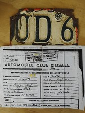 Targa vis. vespa usato  San Cipriano Po