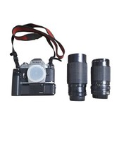 Câmera SLR de Filme 35mm Nikon FG com Lente MD-14, Tokina 50-200mm e 35-135mm comprar usado  Enviando para Brazil