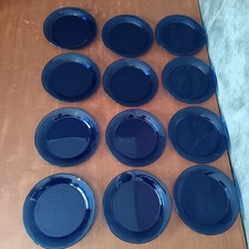 Assiettes verre bleu d'occasion  Aubin