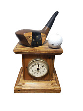 Antigo Peetz Reel Time Oak Golfista Relógio de Mesa Golfe Bola Cunha Golfe comprar usado  Enviando para Brazil