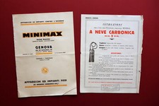 Fascicolo minimax genova usato  Italia