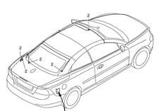 Sensores Volvo C70 Cab Hall HS 1, 3, 5, 6, 7, 9, 10, 11, 12, 15, 16, 18, 19 comprar usado  Enviando para Brazil