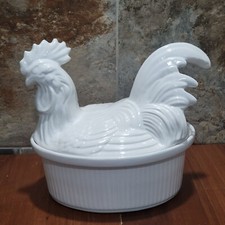 Vintage white rooster for sale  Humble