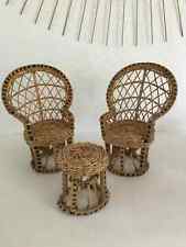 Wicker doll furniture d'occasion  Expédié en Belgium