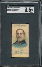 1889 N78 Duke's Cigarettes History of Generals General Irvin McDowell SGC 3.5 comprar usado 1889 N78 Duke's Cigarettes History of Generals General Irvin McDowell SGC 3.5 comprar usado  Enviando para Brazil