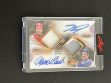 MIKE PIAZZA * JOHNNY BENCH 2025 LEAF PEARL CAMISA DUPLA AUTOMÁTICA * PATCH 2/10 SP, usado comprar usado  Enviando para Brazil