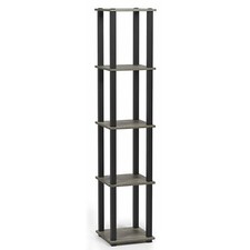 Półka Furinno z 4 faechami, drewniana, franzoeska 29,46 x 29,46 x 146,56 cm na sprzedaż  PL