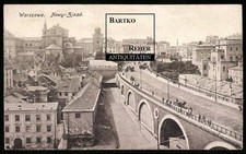 Używany, AK Warsaw Warszawa Warsaw Nowy Zjazd Mariensztat widok mostu  na sprzedaż  Wysyłka do Poland