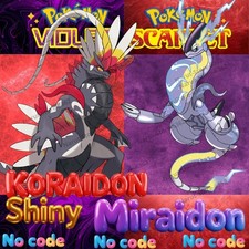 Shiny miraidon koraidon usato  Spedire a Italy
