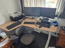 Ikea bekant corner for sale  HERTFORD