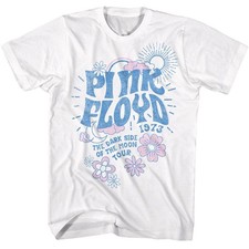 Camiseta de algodão branca música floral e solar turnê lateral escura Pink Floyd comprar usado Camiseta de algodão branca música floral e solar turnê lateral escura Pink Floyd comprar usado  Enviando para Brazil