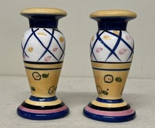 candle set holder ceramic for sale  Naples