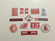 Perugia adesivi ultras usato  Italia