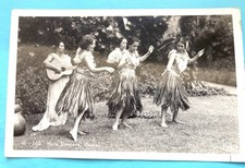 Używany, HULA TANCERZE HONOLULU HAWAII WAIKIKI OAHU MELE KAHIKO UKULELE DON HO RPPC 1939 na sprzedaż  Wysyłka do Poland