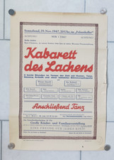 Plakat kabarett lachens gebraucht kaufen  Braunschweig