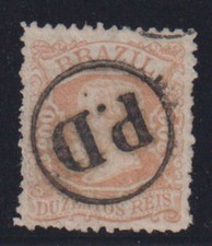 E2908: Brasil #81, Usado, Escolha "P.D." Cancelamento extravagante; CV $140 comprar usado  Enviando para Brazil