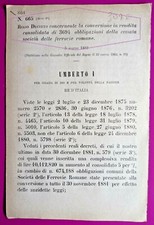 Ferrovie romane regio usato  Italia