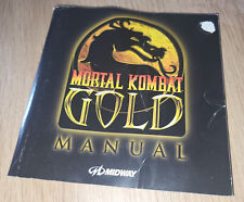 MORTAL KOMBAT 4 DOURADO - SEGA DREAMCAST - ÚNICO LIVRETO MANUAL SEM JOGO, usado comprar usado  Enviando para Brazil