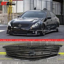 Para-choque dianteiro grade de fibra de carbono forjada para Infiniti 10-13 G37 11-12 G25 Sedan comprar usado  Enviando para Brazil